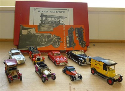 Lot 178 - Mixed Toys, including a partially constructed cast metal Allchin Road Engine by Finecast, a...