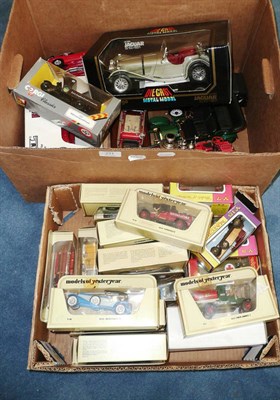 Lot 211 - A Collection of Diecast Vehicles, including twenty four boxed Matchbox Models of Yesteryear,...