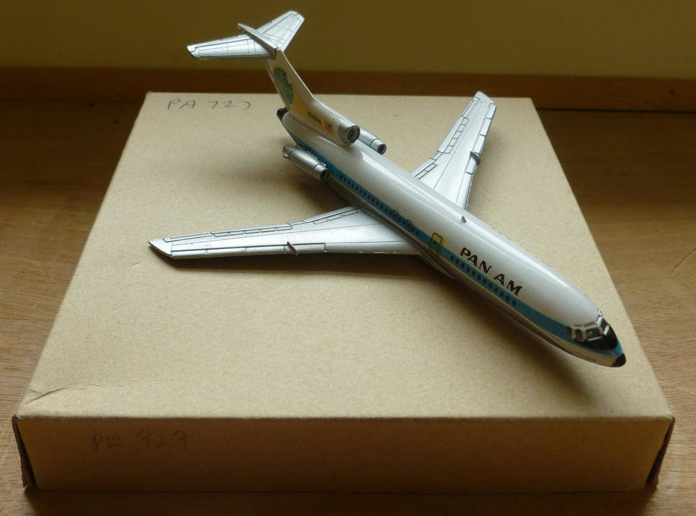 Lot 219 - Four Early Production Aero Mini Models of Passenger Aircraft - Pan Am 707, Pan Am 727, American...