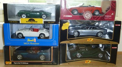 Lot 224 - Twenty Four Boxed Large Scale Diecast Vehicles, makers - Corgi, Auto Art, Sun Star, Burago, Chrono