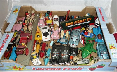 Lot 230 - A Collection of TV Related and Other Diecast Vehicles, mainly Dinky & Corgi, including Dinky - Lady