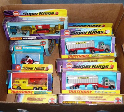 Lot 235 - Fifteen Boxed Matchbox Superkings, numbers K1,K7, K78, K81, K12, K9, K23, K17, K27, K16 x 2, K5...