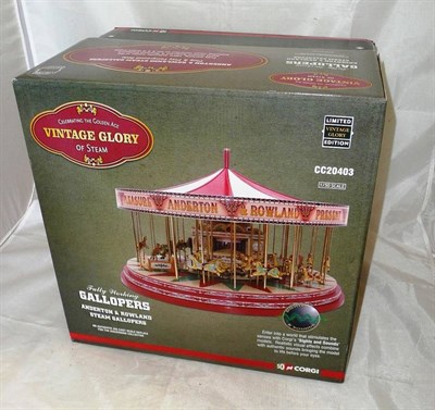 Lot 242 - A Boxed Corgi Vintage Glory of Steam Working Gallopers Carousel, limited edition 1/50 scale...