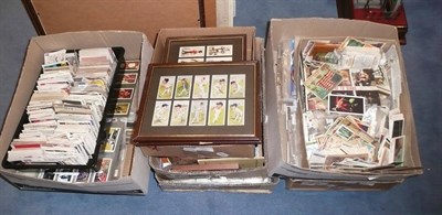 Lot 293 - A Large Collection of Cigarette and Trade Card Sets, Part Sets and Odds, including Wills,...