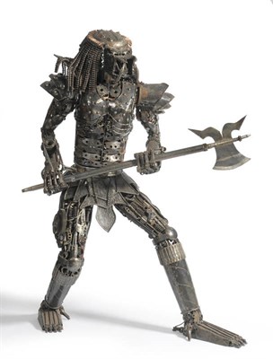 Lot 299 - A Realistic Life Size Scrap Metal Model of The 1987 Film Alien 'Predator', from the film...