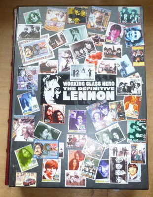 Lot 303 - A Large Collection of John Lennon and The Beatles Stamps and Other Ephemera, including first...