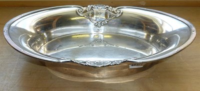 Lot 320 - An Elkington & Co. White Star Line Silver Plated Bread Basket, numbered A23397, of oval form,...