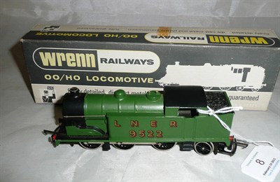 Lot 8 - A Boxed Wrenn 'OO' Gauge 0-6-2 Tank Locomotive No.9522, in green LNER livery, box number W2217