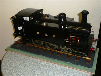 Lot 19 - A Scratch Built 3 1/2-Inch Gauge Live Steam 0-6-0 Tank Engine 'Rob Roy', in black Caledonian...