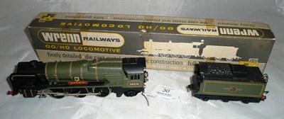 Lot 30 - A Boxed Wrenn 'OO' Gauge 4-6-2 West Country 'Bodmin' Locomotive and Tender No.34016, in green...