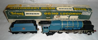 Lot 31 - A Wrenn 'OO' Gauge 4-6-2 'City of Glasgow' Locomotive and Tender No.46242, in blue BR livery, in an