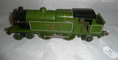 Lot 43 - A Hornby 'O' Gauge Electric 4-4-2 No.2 Special Tank Engine No.1784, in green and black LNER livery