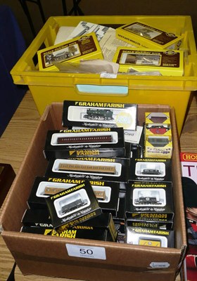 Lot 50 - A Collection of Boxed Graham Farish 'N' Gauge Trains, comprising five locomotives - 'Flying...