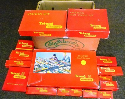 Lot 29 - A Collection of Boxed Tri-ang 'OO' Gauge Trains and Accessories, including an R3VX Passenger...