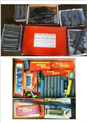 Lot 35 - A Collection of Tri-ang and Hornby 'OO' Gauge Trains and Accessories, including boxed Tri-ang...