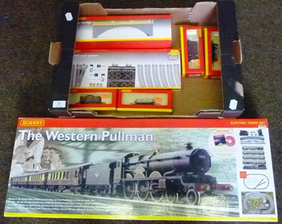 Lot 36 - A Boxed Hornby 'OO' Gauge Electric Western Pullman Passenger Set R1048, containing 'Cadbury Castle'