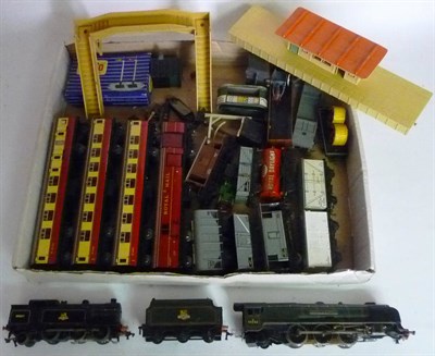 Lot 40 - A Collection of Hornby Dublo 3-Rail Trains and Accessories, including 'Duchess of Montrose'...