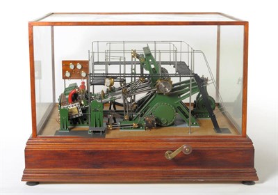 Lot 52 - A Fine Museum Quality Exhibition Model of a Diagonal Paddle Engine by R.C. Tucker, Sunderland,...