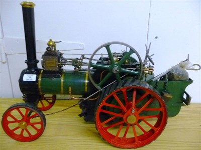 Lot 54 - A Live Steam Scale Model of a Traction Engine by A. Whitehead, South Shields 1963, possibly...