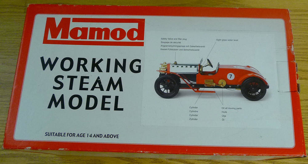 Lot 66 - A Boxed Mamod Live Steam Le Mans Racer LM1R,