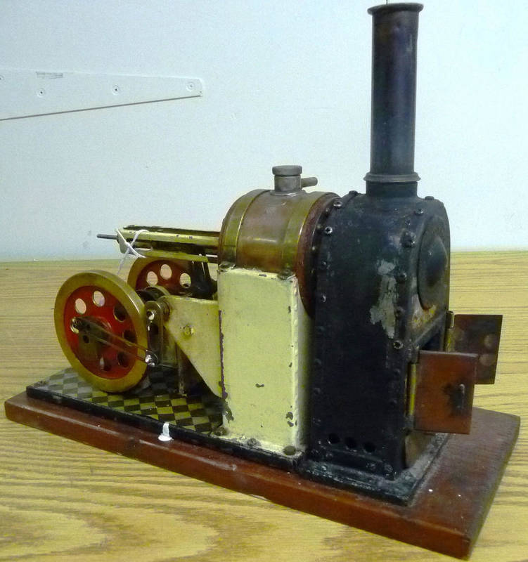 Lot 77 - A Stationary Steam Plant, in cast iron,