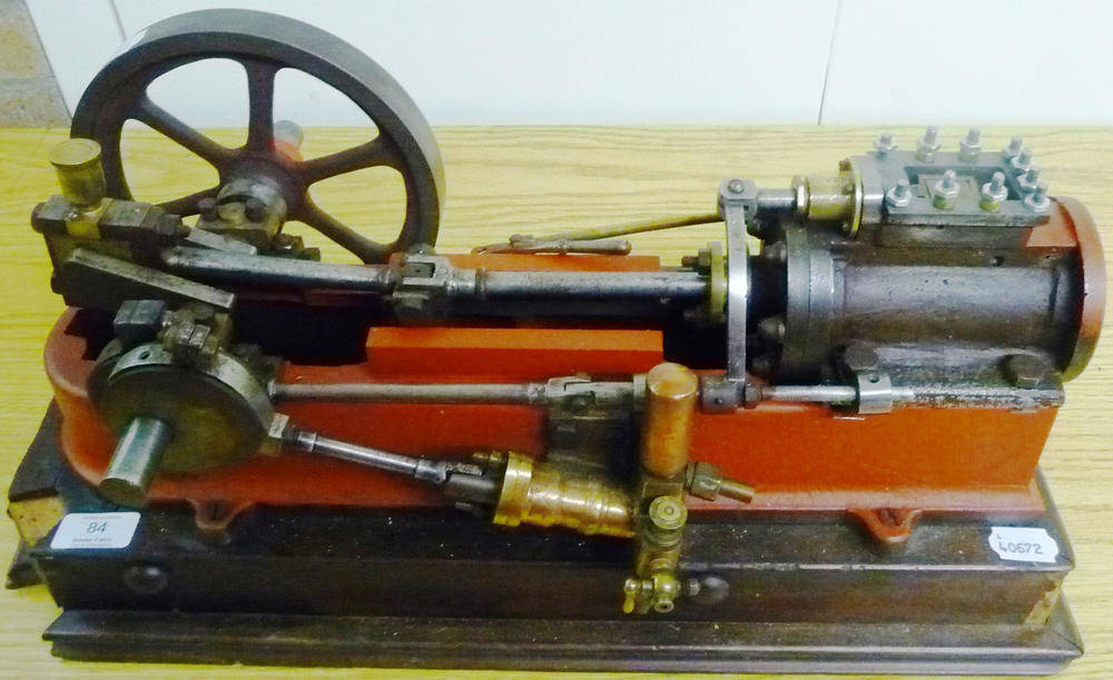 Lot 84 - A Large Single Cylinder Horizontal Stationary