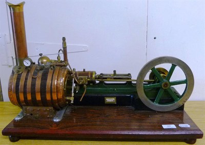 Lot 89 - A Large Horizontal Live Steam Plant by Chipperfields, London, the single cylinder engine in...