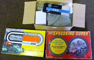 Lot 174 - A Boxed Wrenn Formula 152 Slot Car Racing Set, together with a box of track and accessories; A...