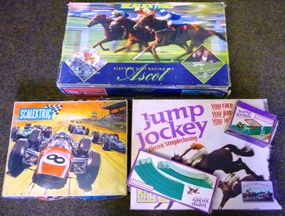 Lot 175 - Three Boxed Electric Slot Racing Sets -  Scalextric Ascot, Scalextric Sports Set 31 and Tri-ang...