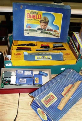 Lot 5 - Collection of Boxed Hornby Dublo 3-Rail Trains, comprising a 2-6-4 Tank Goods Set EDG19,...