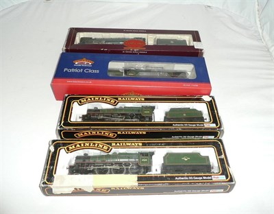Lot 14 - Four Boxed 'OO' Gauge Electric Tender Locomotives:- Bachmann Patriot Class 'The Royal...