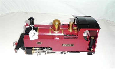 Lot 22 - A Roundhouse 45mm Gauge Live Steam 2-6-2 Tank Locomotive 'Russell', in maroon and black, with brass