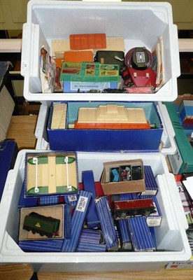 Lot 31 - A Collection of Hornby Dublo 3-Rail Trains and Accessories, mainly boxed, including 'Silver...