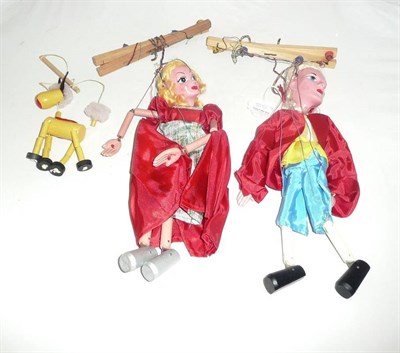 Lot 85 - Two Boxed SL Series Pelham Puppets - Cinderella and Prince Charming, both with composition...