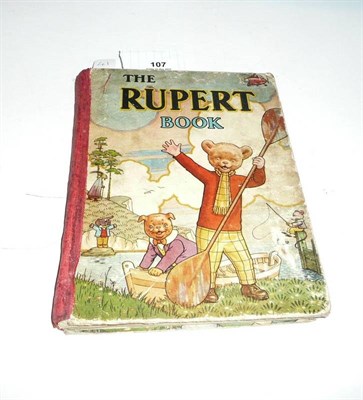 Lot 107 - 1941 Daily Express Rupert Annual - The Rupert Book (poor condition)