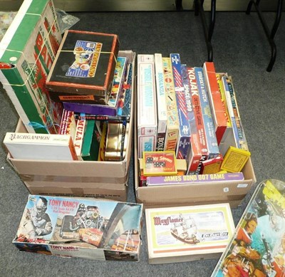 Lot 120 - Mixed Games and Toys, including a selection of James Bond and other TV related board games,...