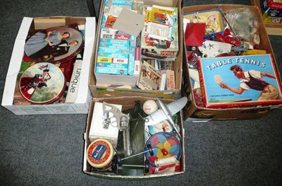 Lot 141 - Mixed Toys and Games, including Minic Motorway Set, Merit Driving Test game, pond yacht,...