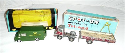 Lot 155 - A Boxed Tri-ang Spot-On Commer Security Van Money Box No.273, with opening rear doors, interior...