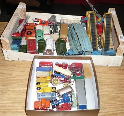 Lot 166 - A Collection of Playworn Diecast Vehicles by Dinky, Corgi and Matchbox, including cars,...