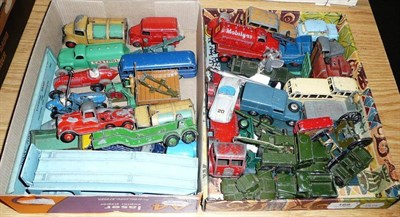 Lot 168 - A Collection of Playworn Diecast Vehicles by Dinky, Corgi, Lone Star and Crescent, including...