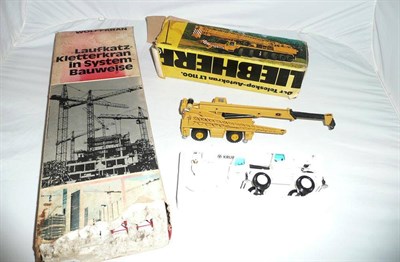 Lot 176 - Four Boxed Diecast Crane Models:- Wolfkran Gmbh Heilbronn; Krupp Kmk 2025 telescopic crane;...