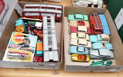 Lot 177 - A Collection of Playworn Diecast Vehicles by Dinky, Corgi and Matchbox, including cars and...