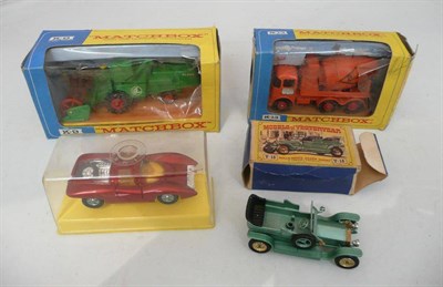 Lot 181 - Two Boxed Matchbox King Size Vehicles- K9 Combine Harvester and K13 Ready Mix Concrete Truck; Boxed