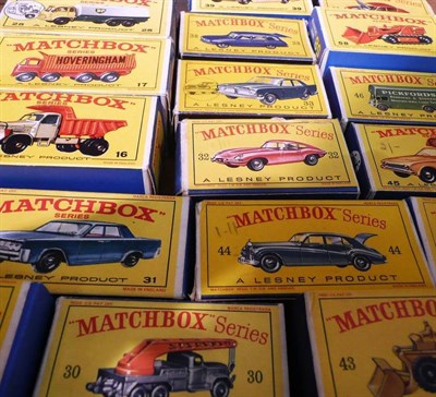 Lot 184 - Twenty Four Boxed Matchbox 1 - 75 Series Vehicles, from the early to mid 1960's, box numbers 3,...