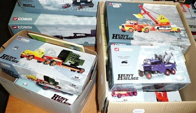 Lot 199 - Twelve Boxed Corgi Limited Edition 'Heavy Haulage' Commercial Vehicles, No's - 12801, 17601, 17603