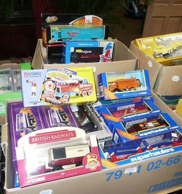 Lot 202 - Thirty Seven Boxed Corgi Wagons, including Superhaulers, Working Features, Gold Star Special, Corgi