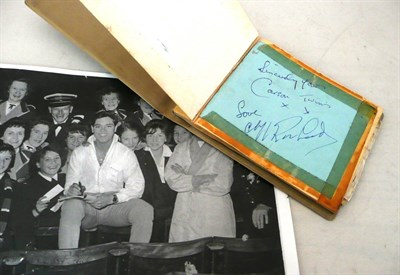 Lot 257 - An Autograph Book Containing Signatures of 1960's Rock & Roll Stars, including Gene Vincent,...