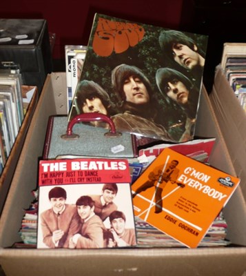 Lot 259 - A Collection of 1950's and 60's Vinyl, including albums, EP's and singles, including four...