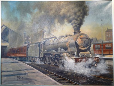 Lot 280 - Peter Thorne MGRA  "'Phoenix' - picture shows Nottingham Victoria Station and the Loco is one...