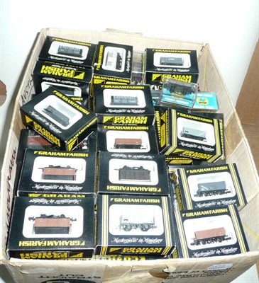 Lot 1 - A Large Collection of Boxed Graham Farish 'N' Gauge Locomotives and Rolling Stock, including BR...